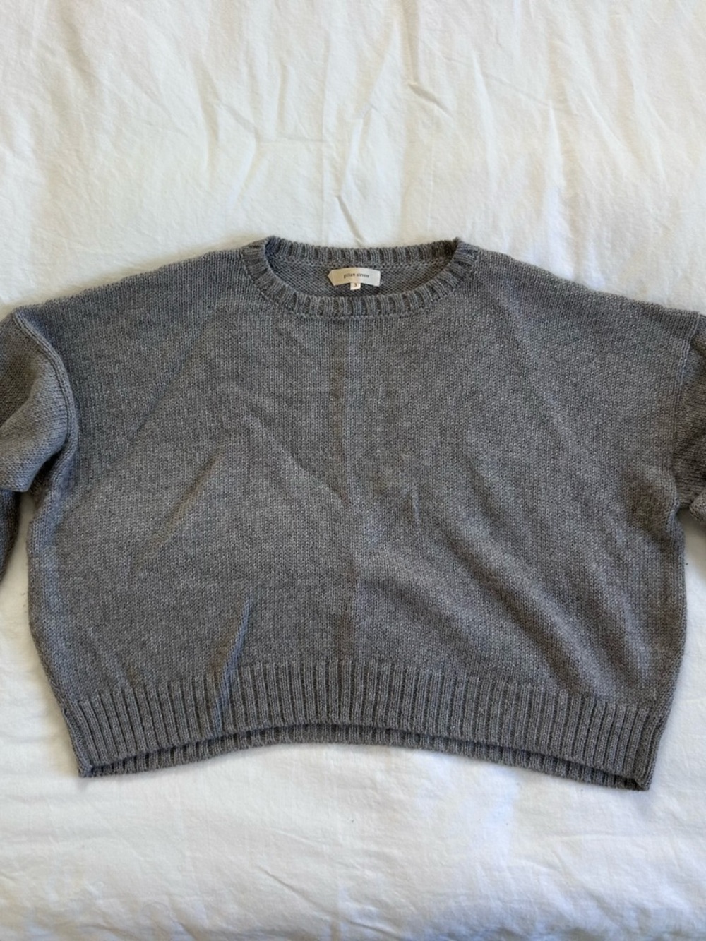 Gillian Stevens Ilse Pullover Sweater in Grey Size 3 - Picture 3 of 4